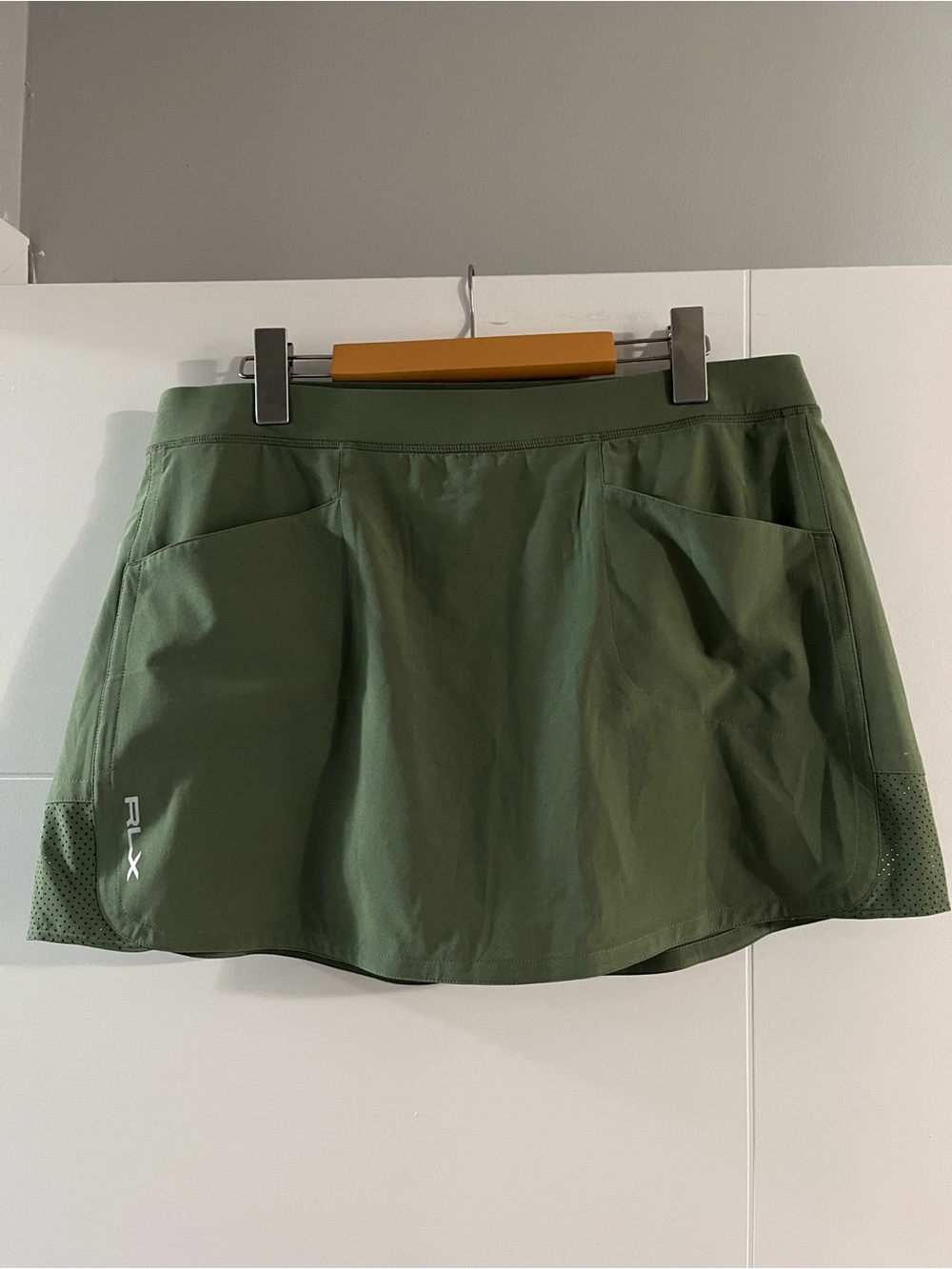 Ralph Lauren RLX Olive Green Active Skort